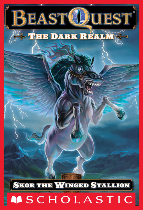 Book cover of Beast Quest #14: The Dark Realm: Skor the Winged Stallion