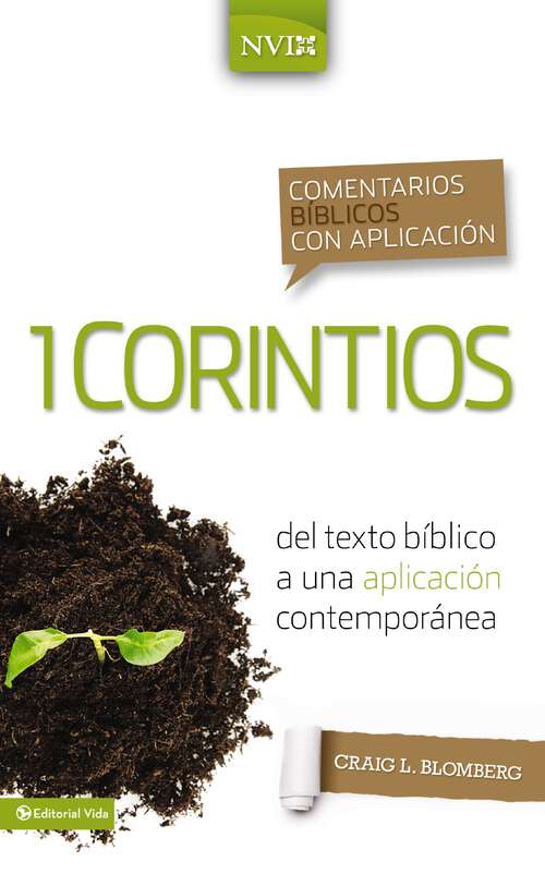 Book cover of Comentario bíblico con aplicación NVI 1 Corintios: Del texto bíblico a una aplicación contemporánea