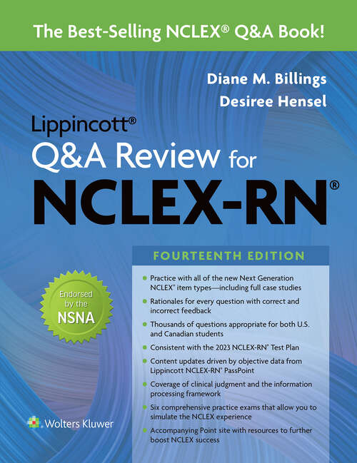 Book cover of Lippincott Q&A Review for NCLEX-RN