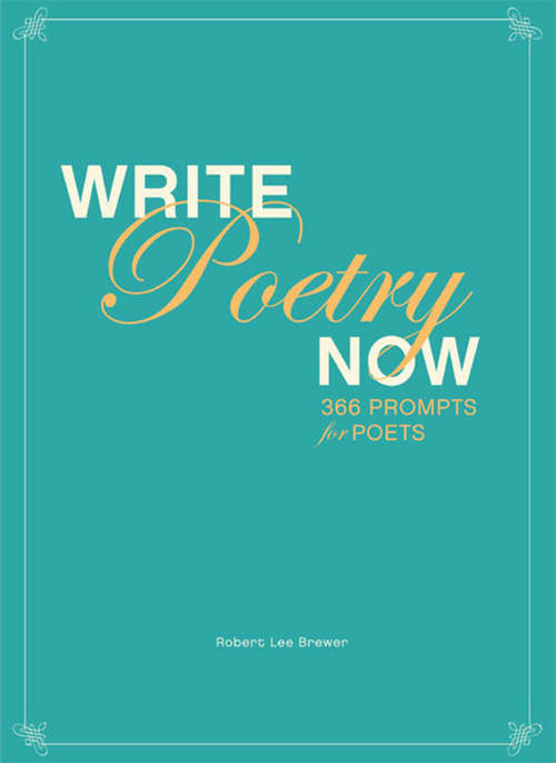 Book cover of Write Poetry Now