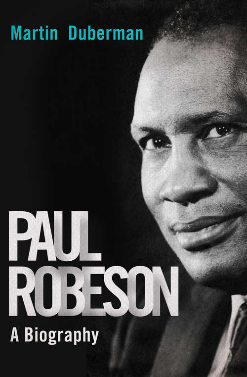 Book cover of Paul Robeson