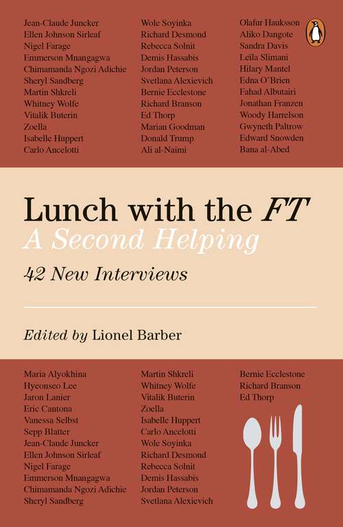 Book cover of Lunch with the FT: A Second Helping