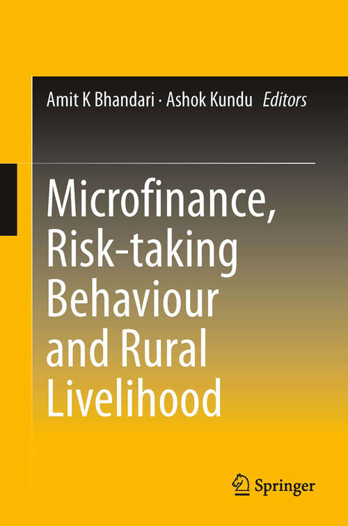 Book cover of Microfinance, Risk-taking Behaviour and Rural Livelihood