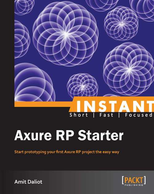 Book cover of Instant Axure RP Starter
