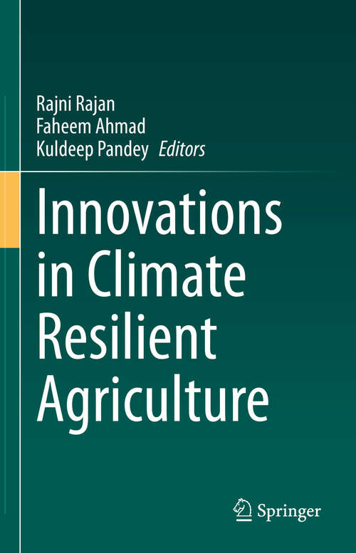 Book cover of Innovations in Climate Resilient Agriculture
