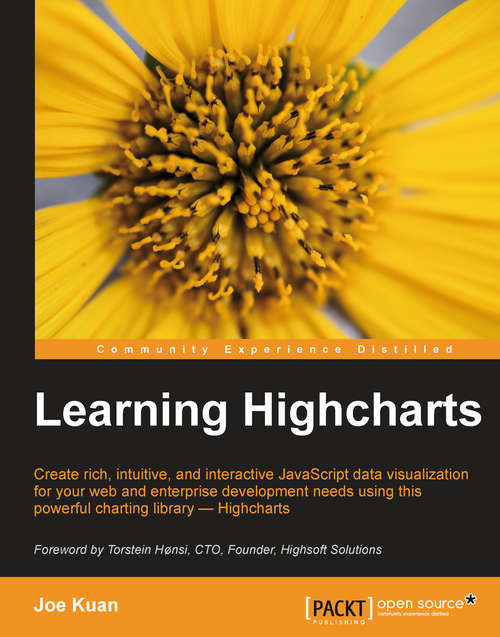 Book cover of Learning Highcharts