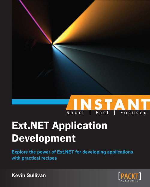 Book cover of Instant Ext.NET Application Development