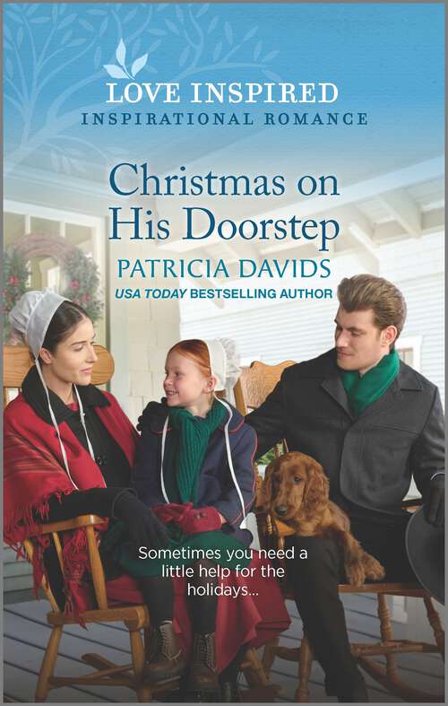 Book cover of Christmas on His Doorstep: An Uplifting Inspirational Romance (Original) (North Country Amish #7)