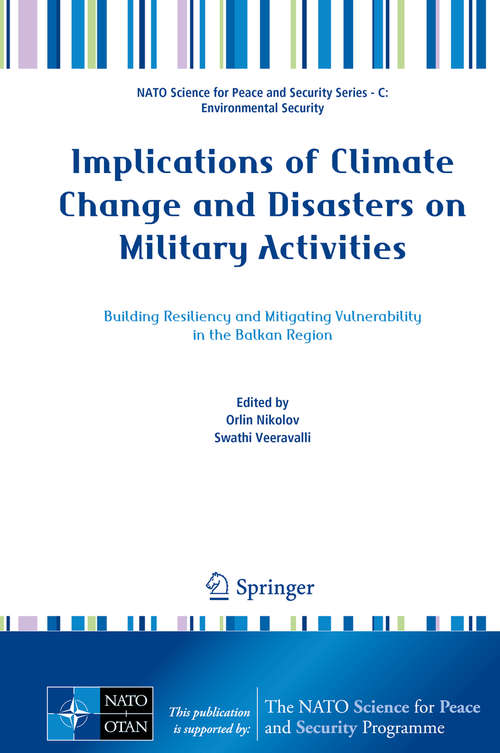 Book cover of Implications of Climate Change and Disasters on Military Activities