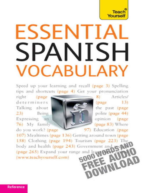 Book cover of Essential Spanish Vocabulary: Teach Yourself