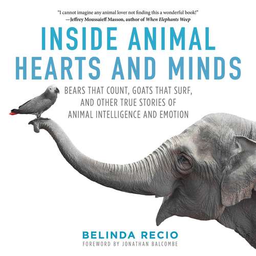 Book cover of Inside Animal Hearts and Minds: Bears That Count, Goats That Surf, and Other True Stories of Animal Intelligence and Emotion