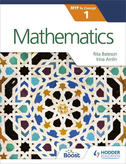 Book cover of Mathematics for the IB MYP 1
