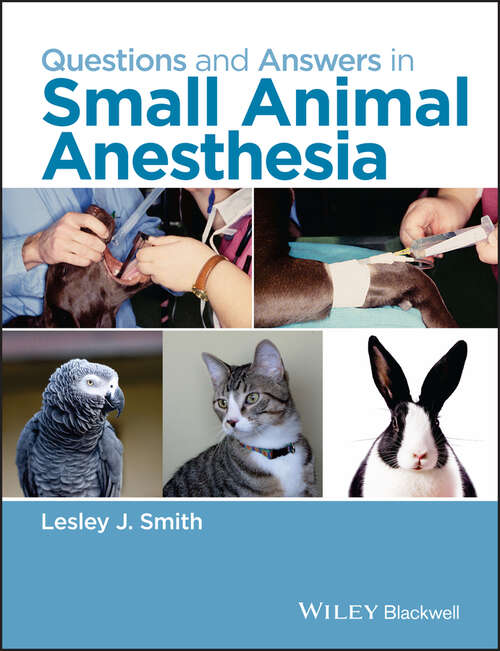 Book cover of Questions and Answers in Small Animal Anesthesia