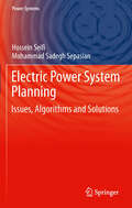 Electric Power System Planning