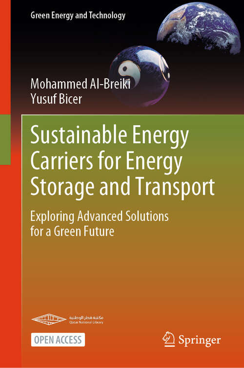 Book cover of Sustainable Energy Carriers for Energy Storage and Transport: Exploring Advanced Solutions for a Green Future (Green Energy and Technology)