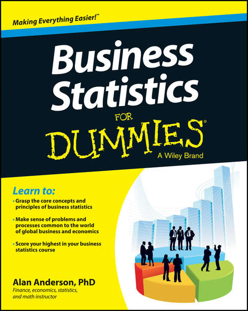 Book cover of Business Statistics For Dummies
