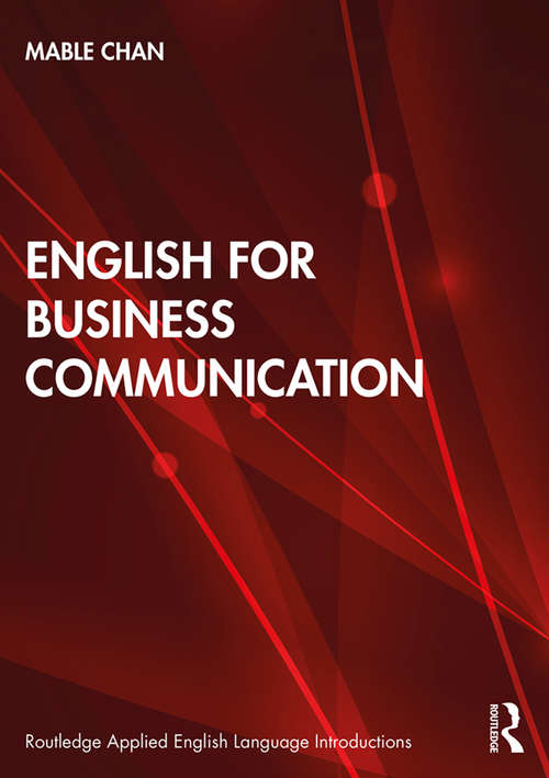 Book cover of English for Business Communication (Routledge Applied English Language Introductions)