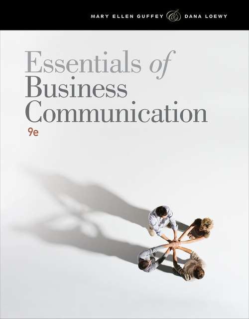 Book cover of Essentials of Business Communication (Ninth Edition)