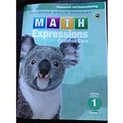 Book cover of Math Expressions, Common Core, Grade 1, Volume 2, Homework and Remembering
