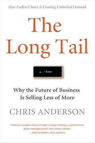 Book cover of The Long Tail: Why the Future of Business is Selling Less of More