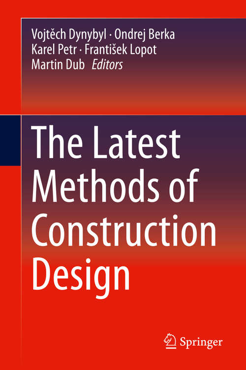 Book cover of The Latest Methods of Construction Design