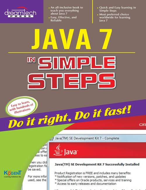 Book cover of JAVA 7 in Simple Steps