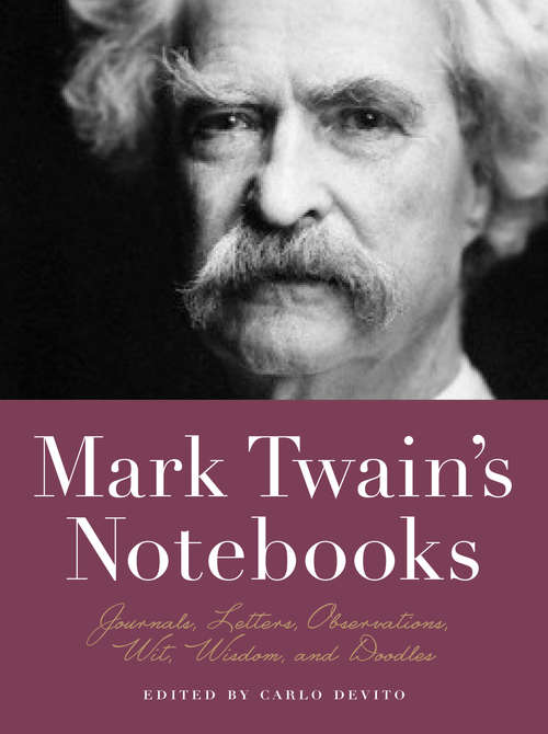 Book cover of Mark Twain's Notebooks