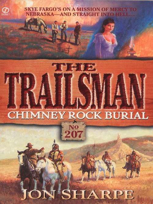 Book cover of Trailsman 207: Chimney Rock Burial