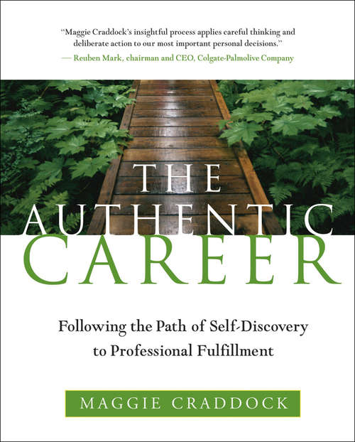 Book cover of The Authentic Career