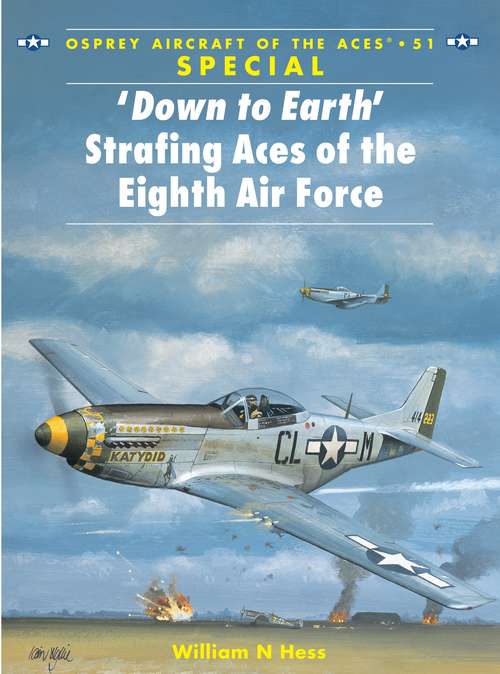 Book cover of Down to Earth Strafing Aces of the Eighth Air Force