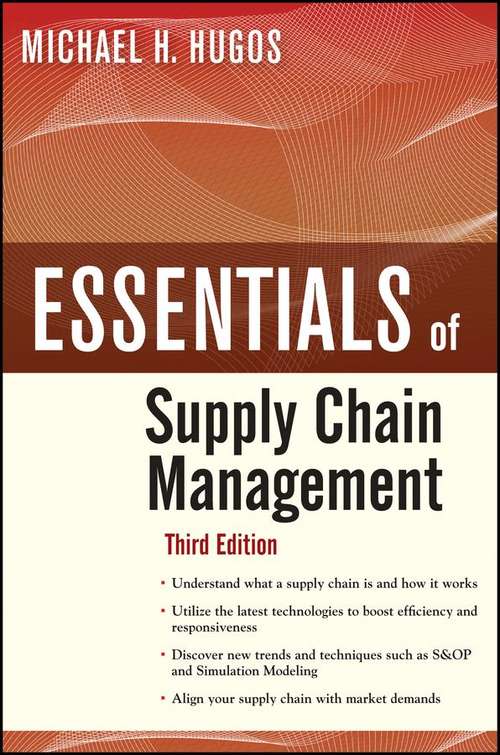 Essentials of Supply Chain Management