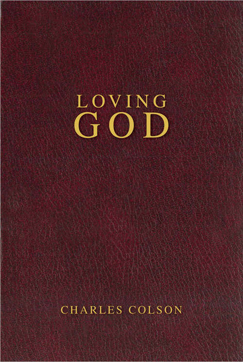 Book cover of Loving God