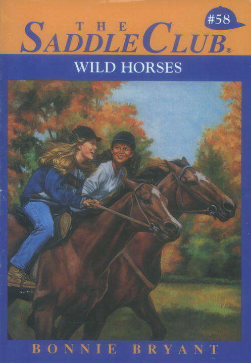 Book cover of Wild Horses (Saddle Club #58)