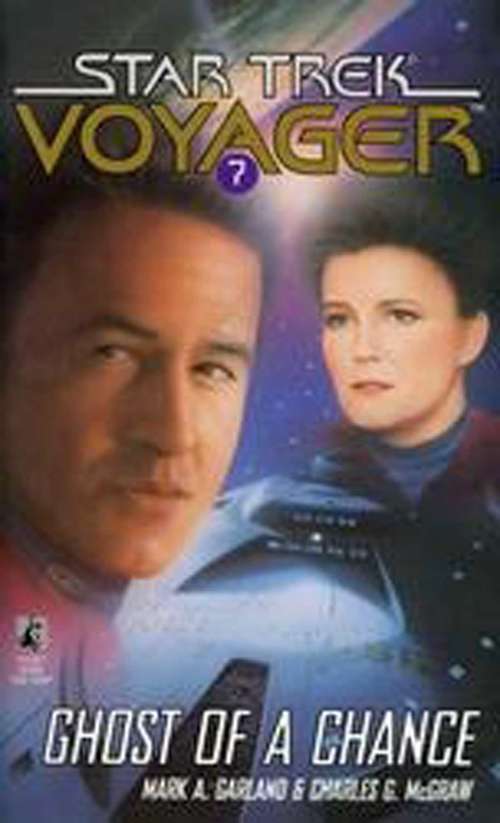 Book cover of STAR TREK VOYAGER: Ghost of a Chance