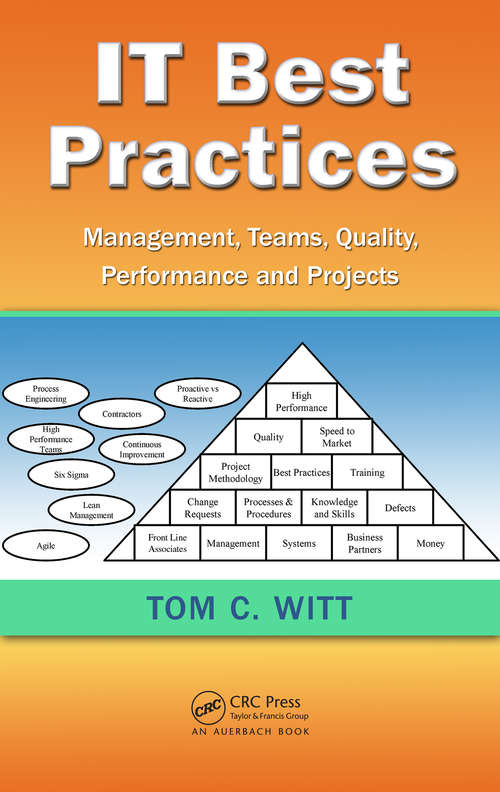 Book cover of IT Best Practices: Management, Teams, Quality, Performance, and Projects