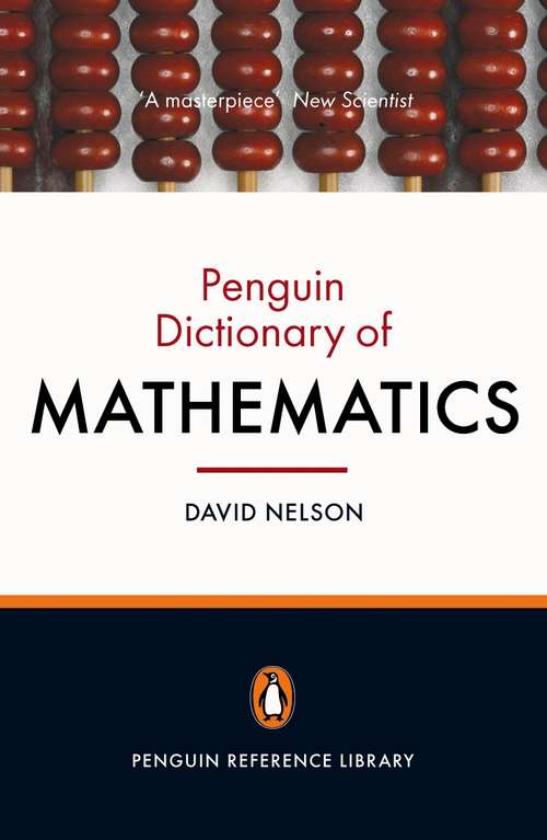 Book cover of The Penguin Dictionary of Mathematics: Fourth edition