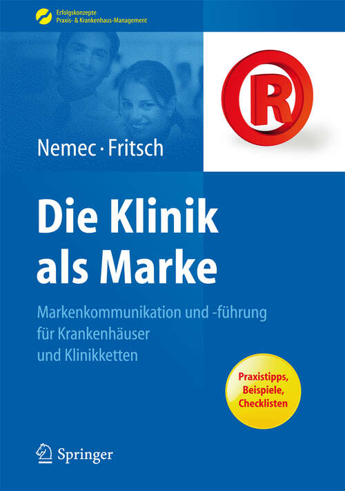 Book cover of Die Klinik als Marke
