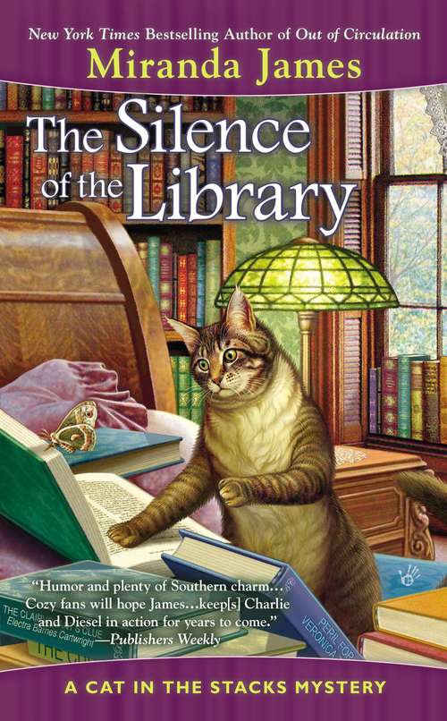 Book cover of The Silence of the Library (Cat in the Stacks Mystery #5)