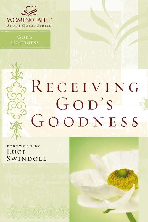 Book cover of Receiving God's Goodness