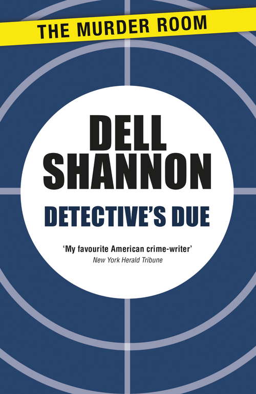 Book cover of Detective's Due