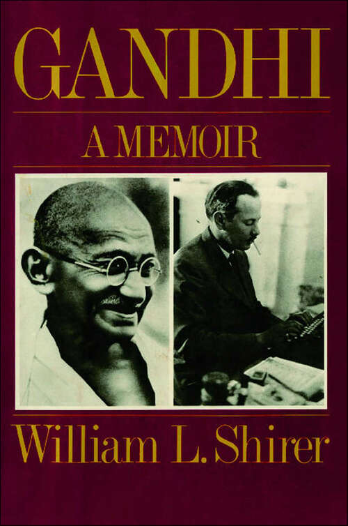 Book cover of Gandhi: A Memoir