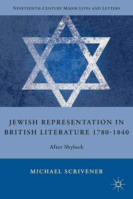 Book cover of Jewish Representation in British Literature 1780–1840