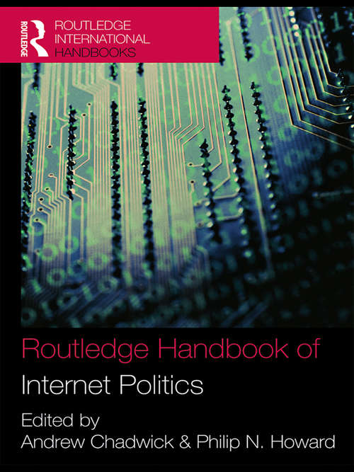 Book cover of Routledge Handbook of Internet Politics