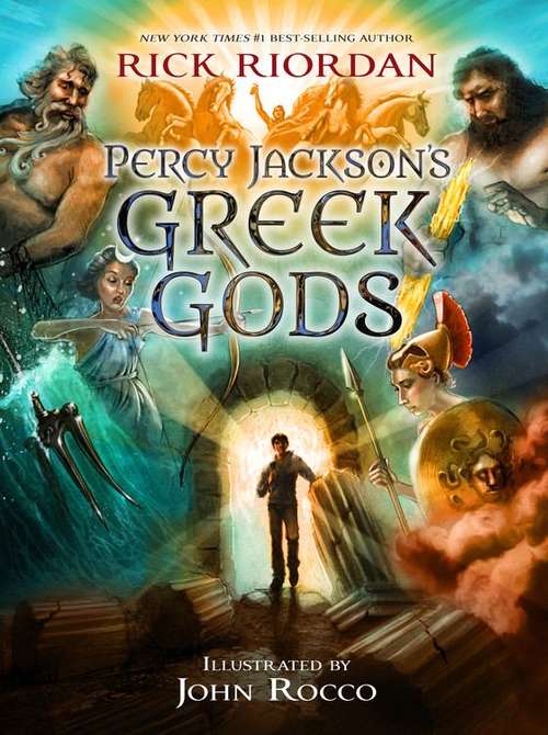 Book cover of Percy Jackson and the Greek Gods (Percy Jackson and the Olympians)