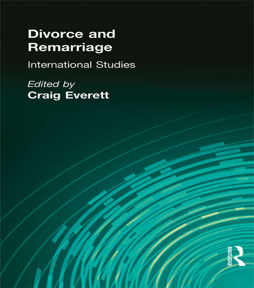 Divorce and Remarriage: International Studies