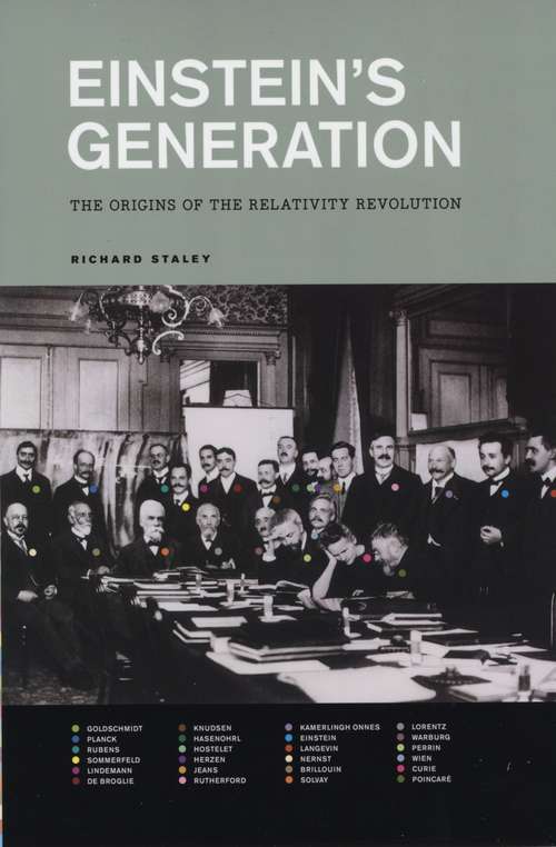 Book cover of Einstein's Generation: The Origins of the Relativity Revolution