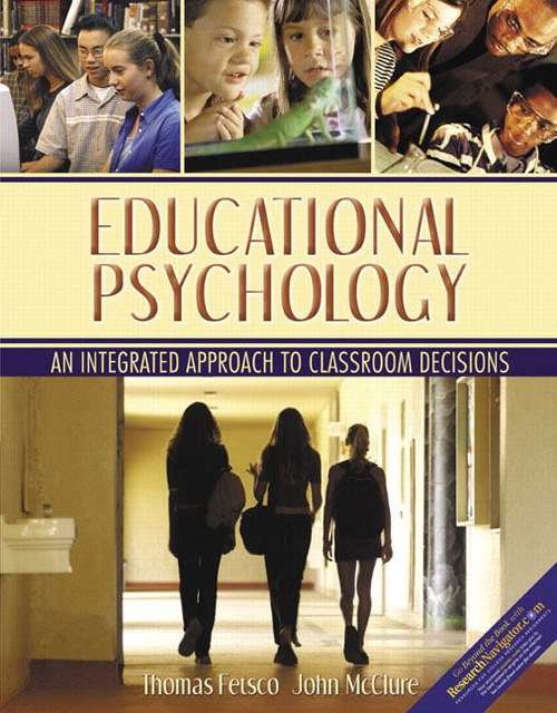 Book cover of Educational Psychology: An Integrated Approach to Classroom Decisions