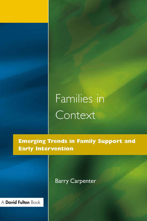 Book cover of Families in Context