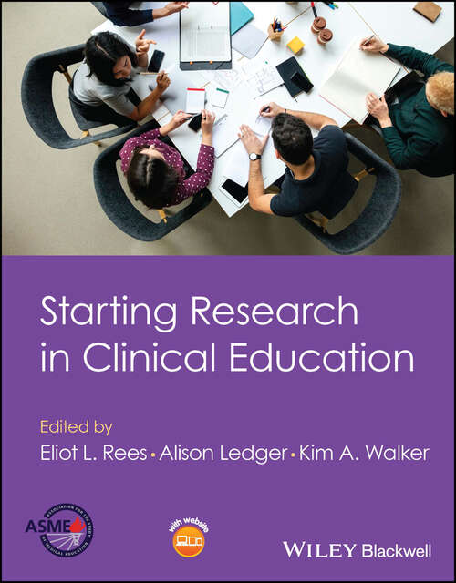 Book cover of Starting Research in Clinical Education