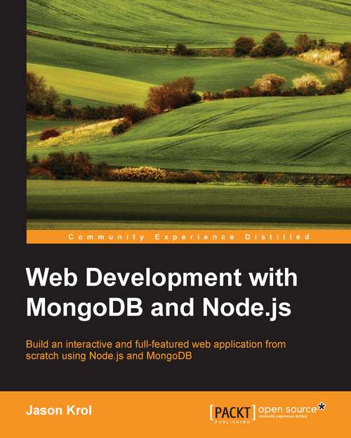 Book cover of Web Development with MongoDB and Node.js